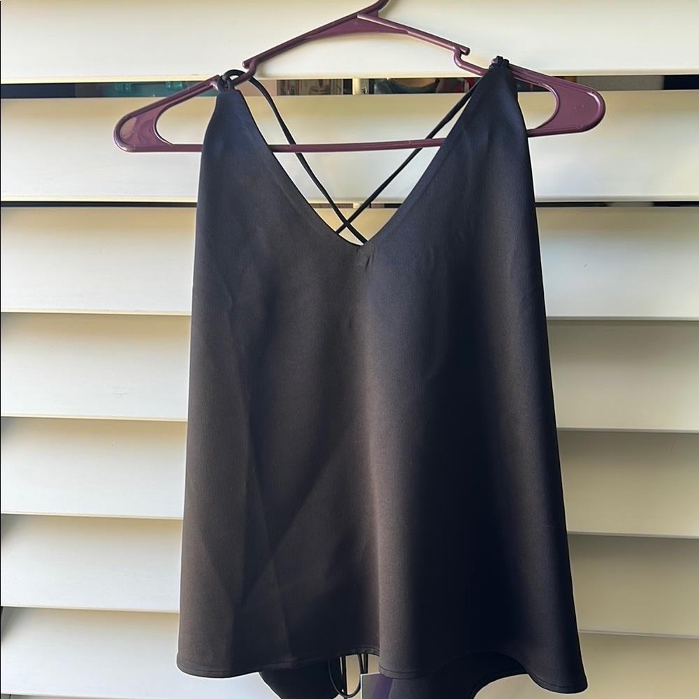 Missguided Black Camisole Top